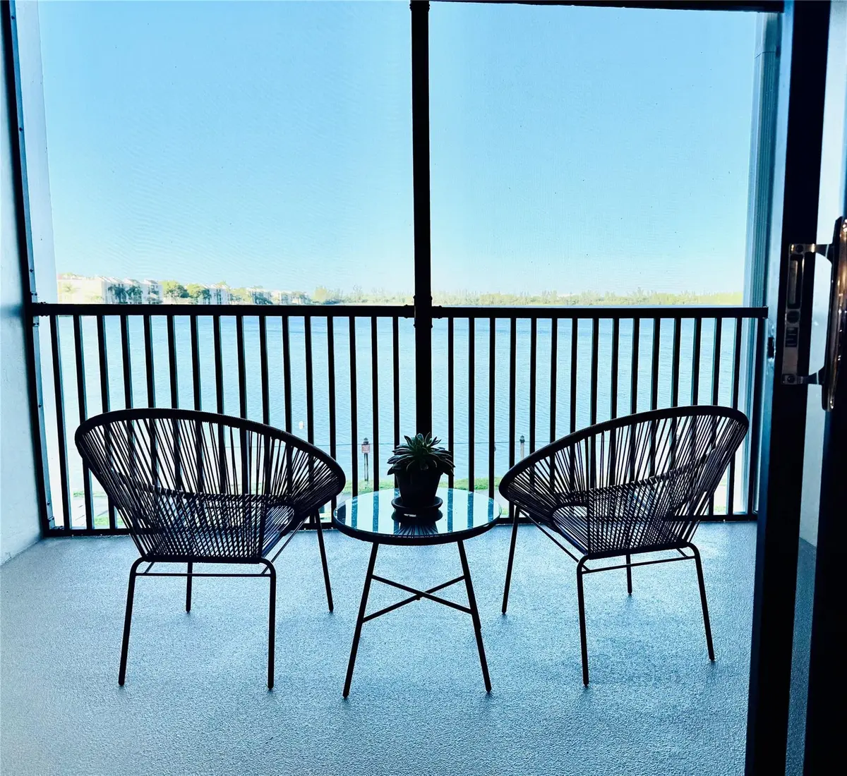 Patio at 112 Lake Emerald 206, Oakland Park