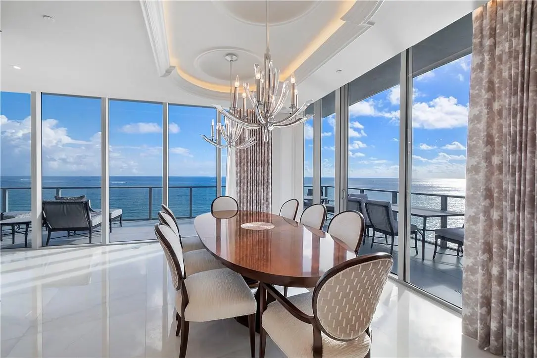 FORMAL DINING ROOM at 2200 N Ocean Boulevard N1701/N1801, Fort Lauderdale