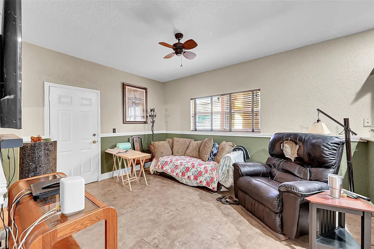 family room off the kitchen at 3585 Simms Street, Hollywood
