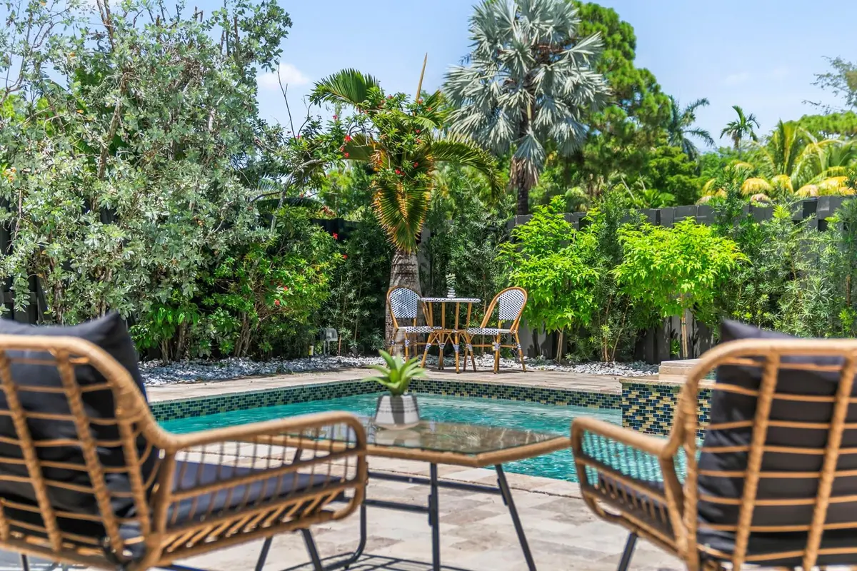Totally fenced, private pool area.... at 1908 NE 27th Street, Wilton Manors