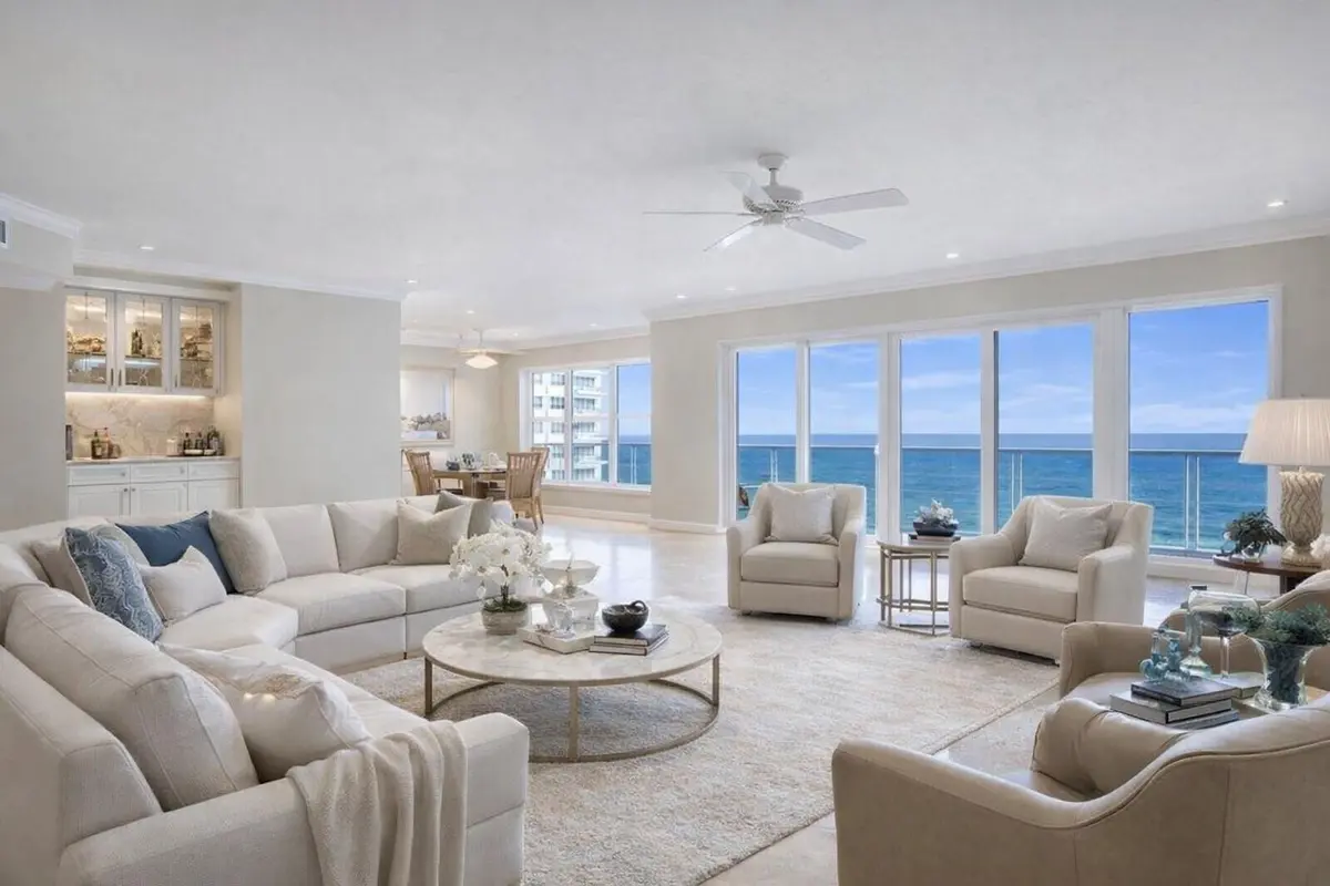 Virtually staged at 3500 Galt Ocean Drive 710, Fort Lauderdale
