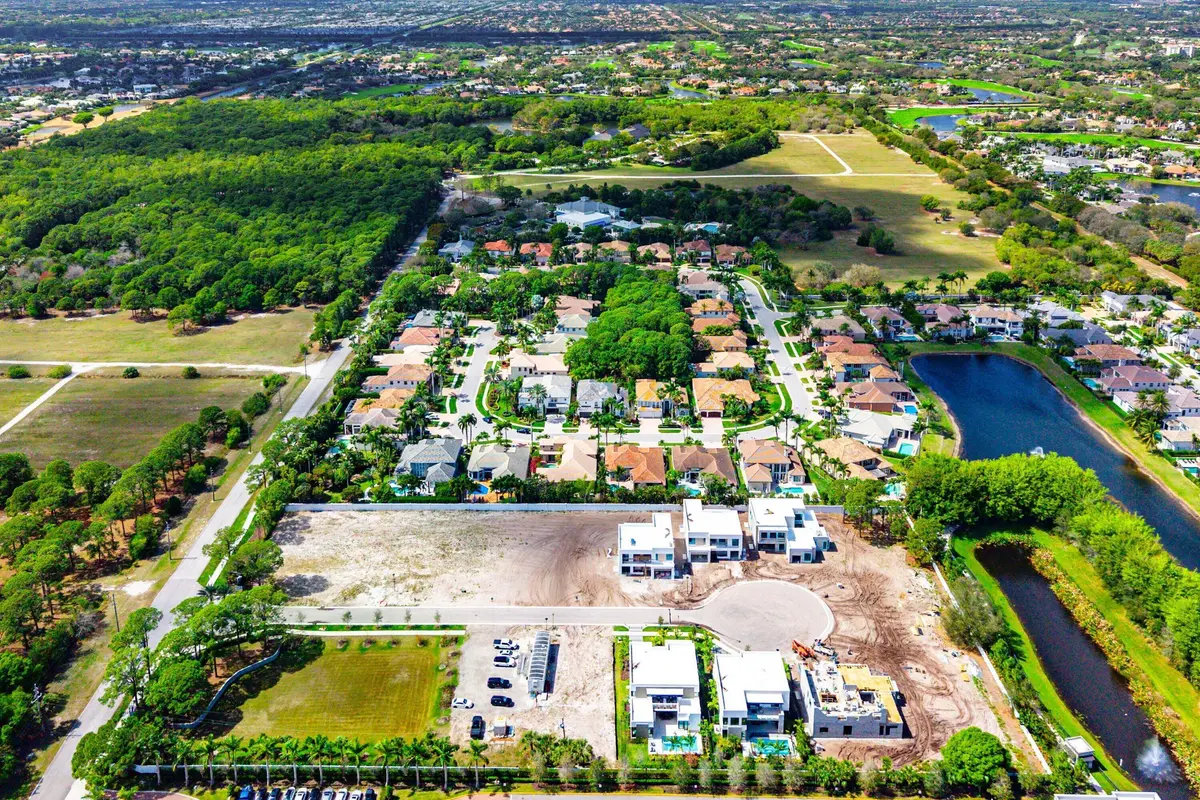 aerial at 16725 Mosaic Place, Delray Beach