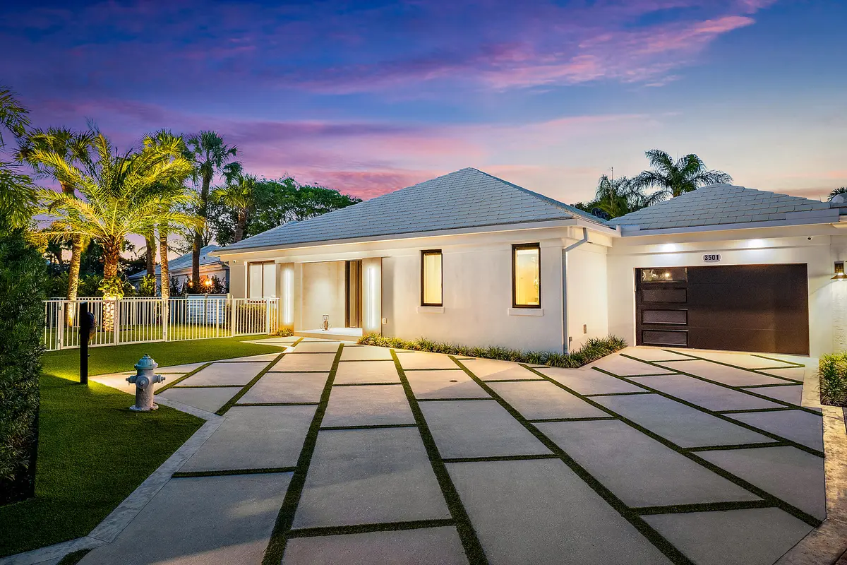 Front Elevation at 3501 Captains Way, Jupiter