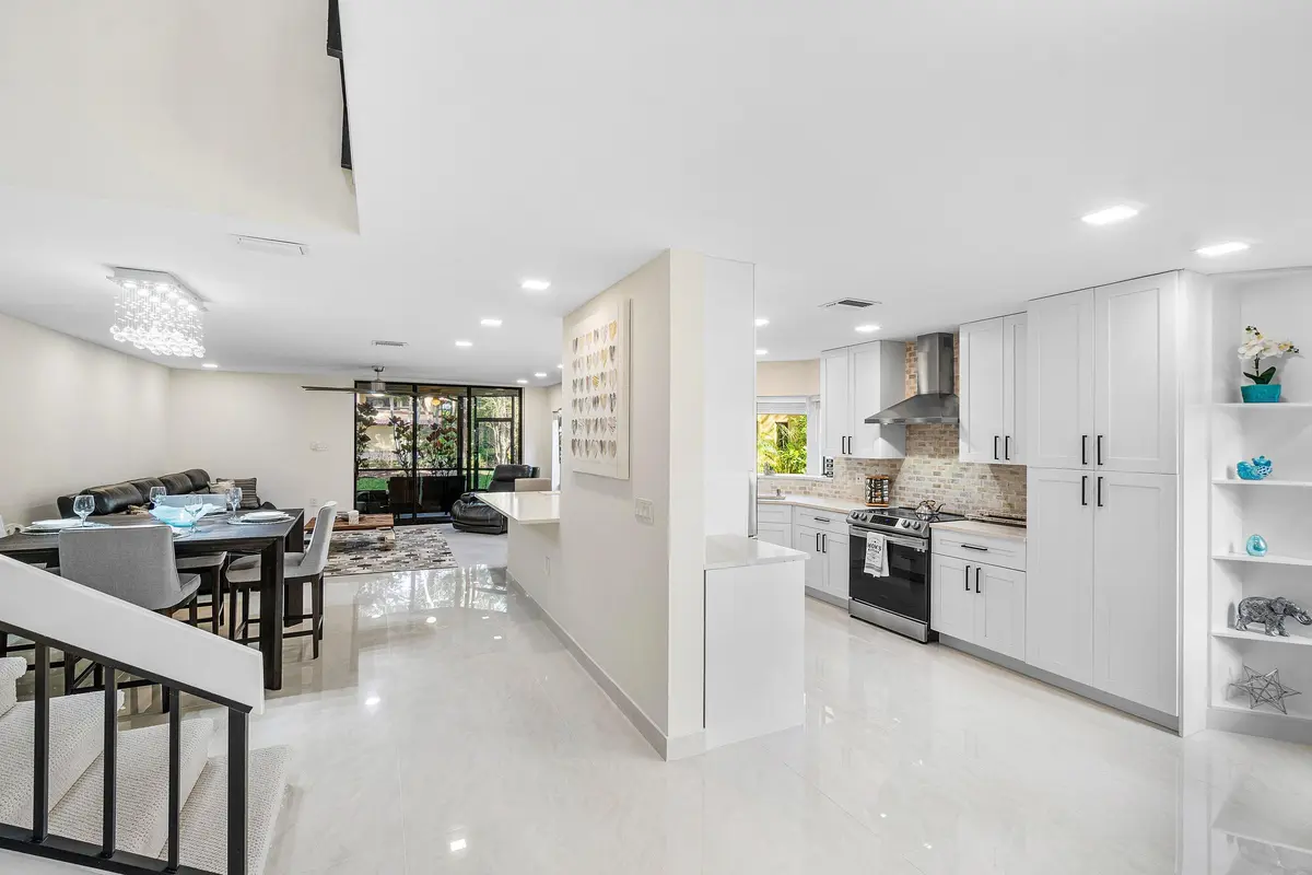 Impressive Kitchen w/ Room for a Table at 5294 10th Fairway Drive, Delray Beach