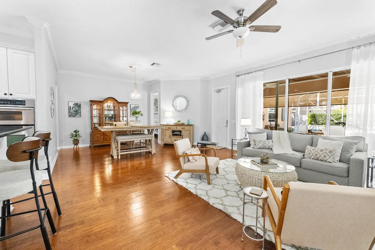 Living room at 134 Waterford Drive, Jupiter