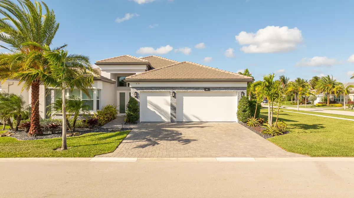 FRONT OF HOUSE at 9831 Great Barrier Trail, Boynton Beach