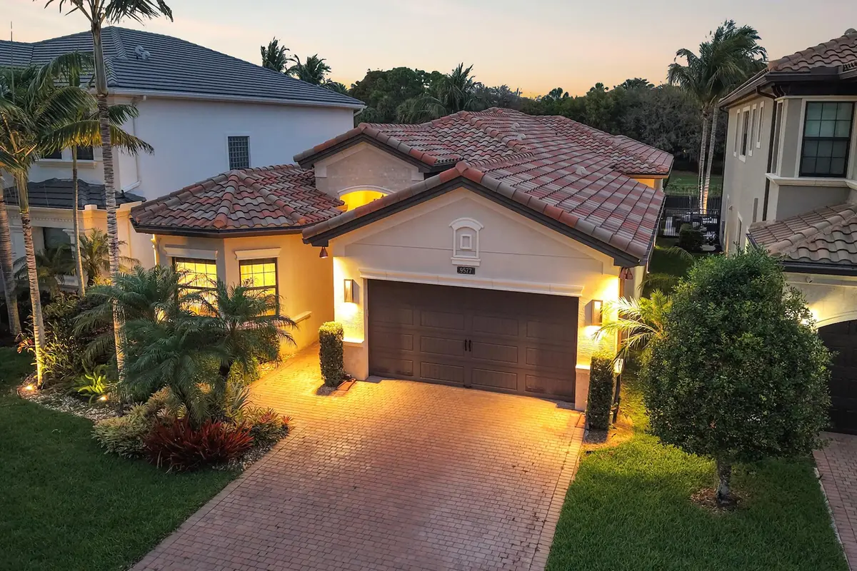 Seven Bridges Home For Sale Twilight at 9577 Eden Roc Court, Delray Beach