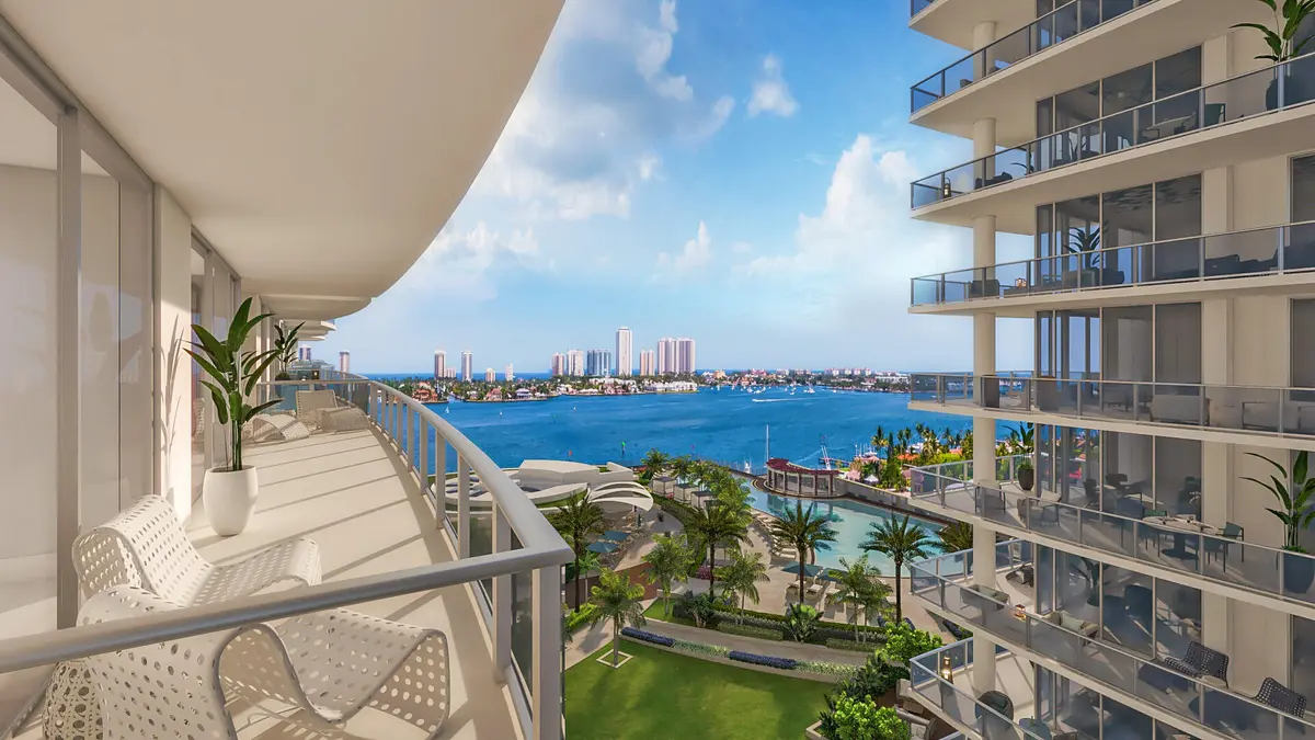 A.10 Terrace Rendering at 220 Lake Shore Drive 1419, Lake Park