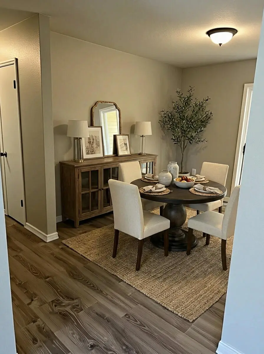 Dining Room Virtual Stage at 5103 Sunset Boulevard, Fort Pierce