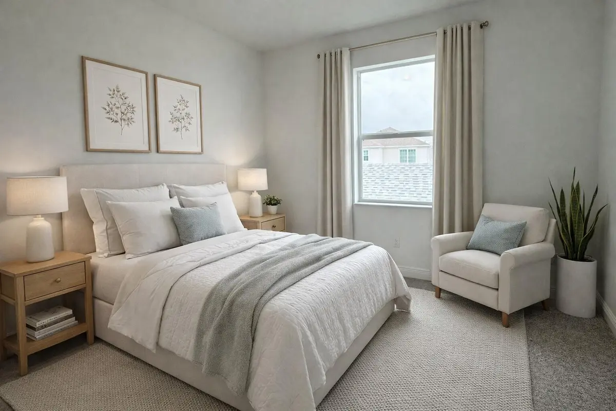 Bedroom at 864 SW Bushel Trail, Palm City