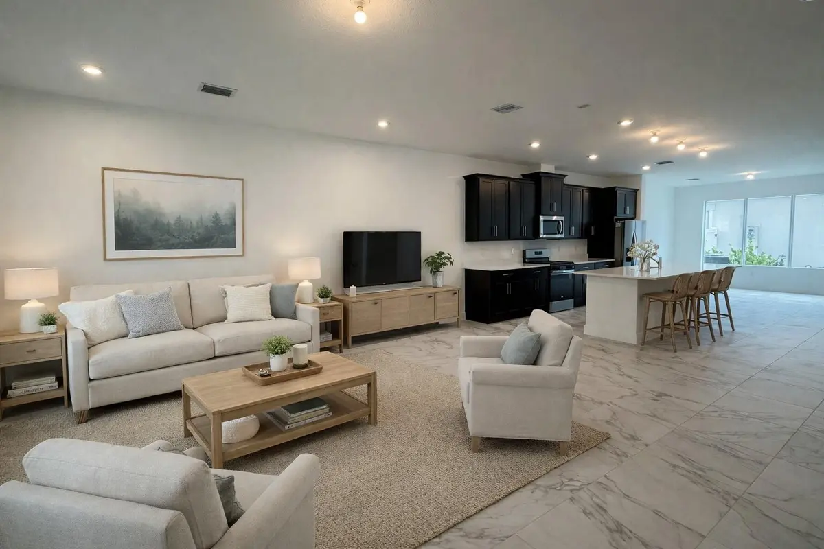 Living area at 864 SW Bushel Trail, Palm City