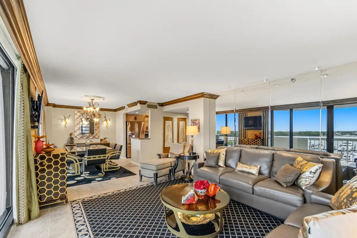Living Room at 115 Lakeshore Drive 749, North Palm Beach