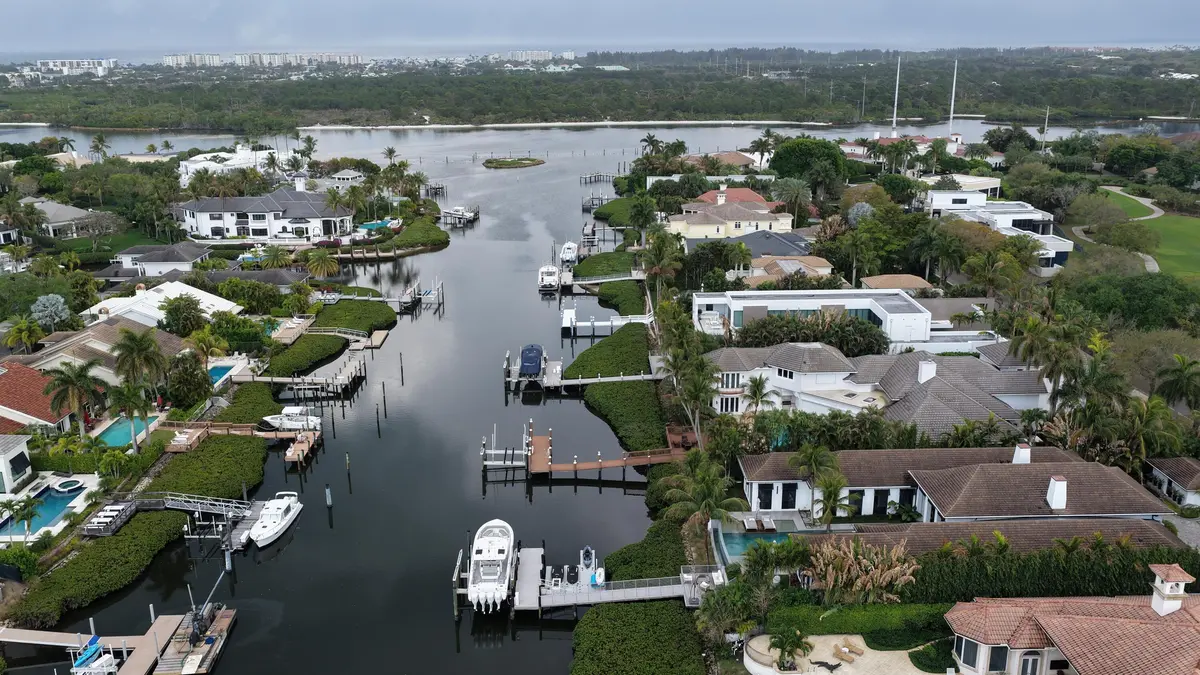 Aerial 158 Spyglass at 158 Spyglass Lane, Jupiter