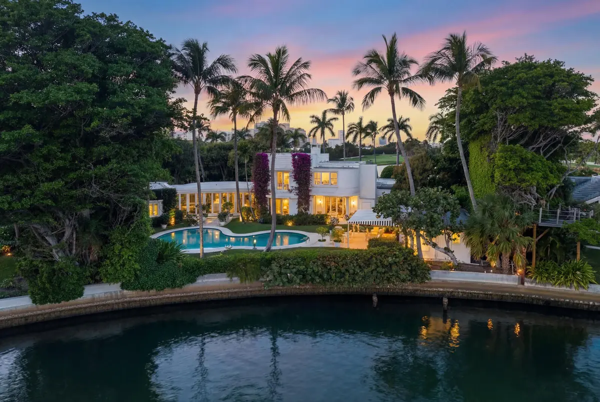 Aerial at 350 Island Road, Palm Beach