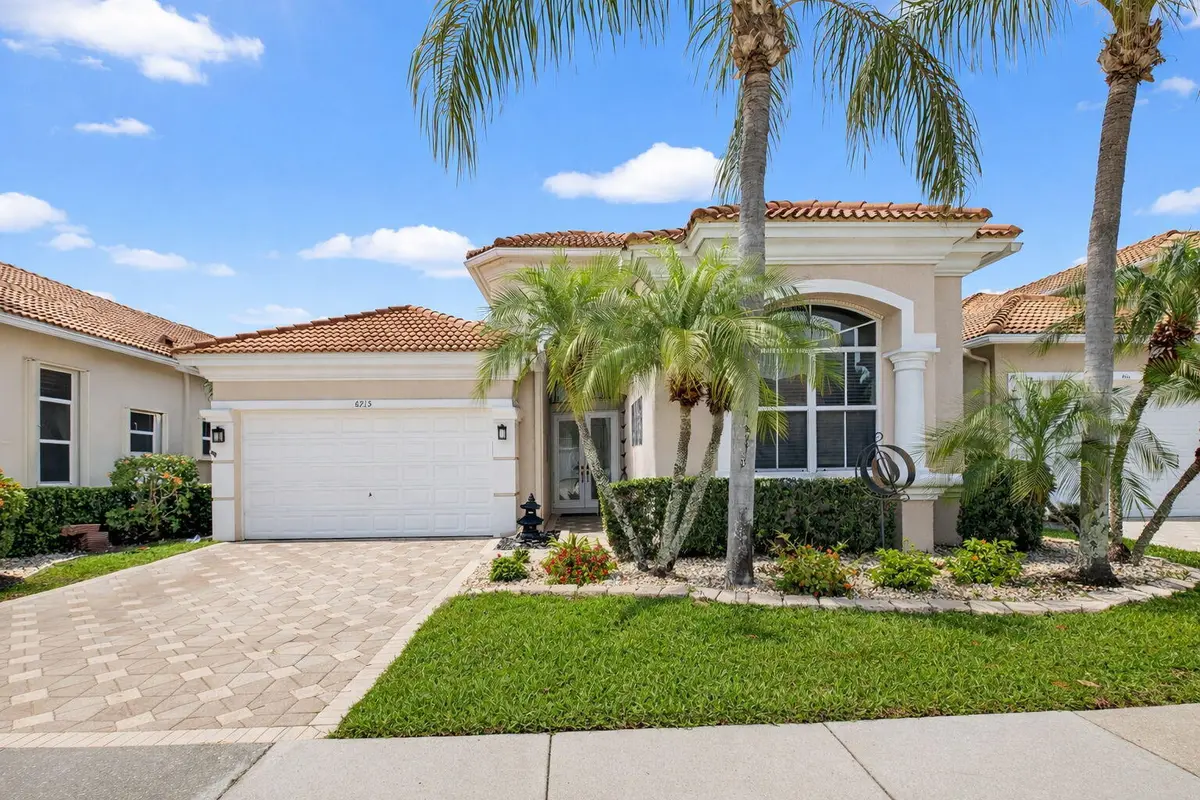 exterior front at 6915 Fairway Lakes Drive, Boynton Beach