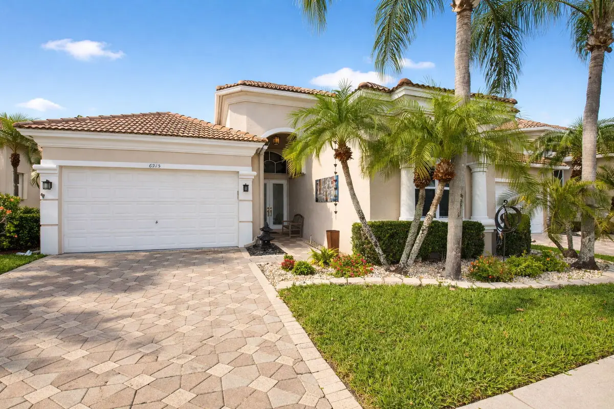 exterior front at 6915 Fairway Lakes Drive, Boynton Beach