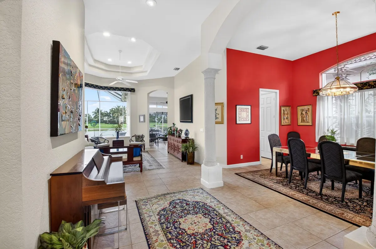 looking toward dining rooma at 6915 Fairway Lakes Drive, Boynton Beach