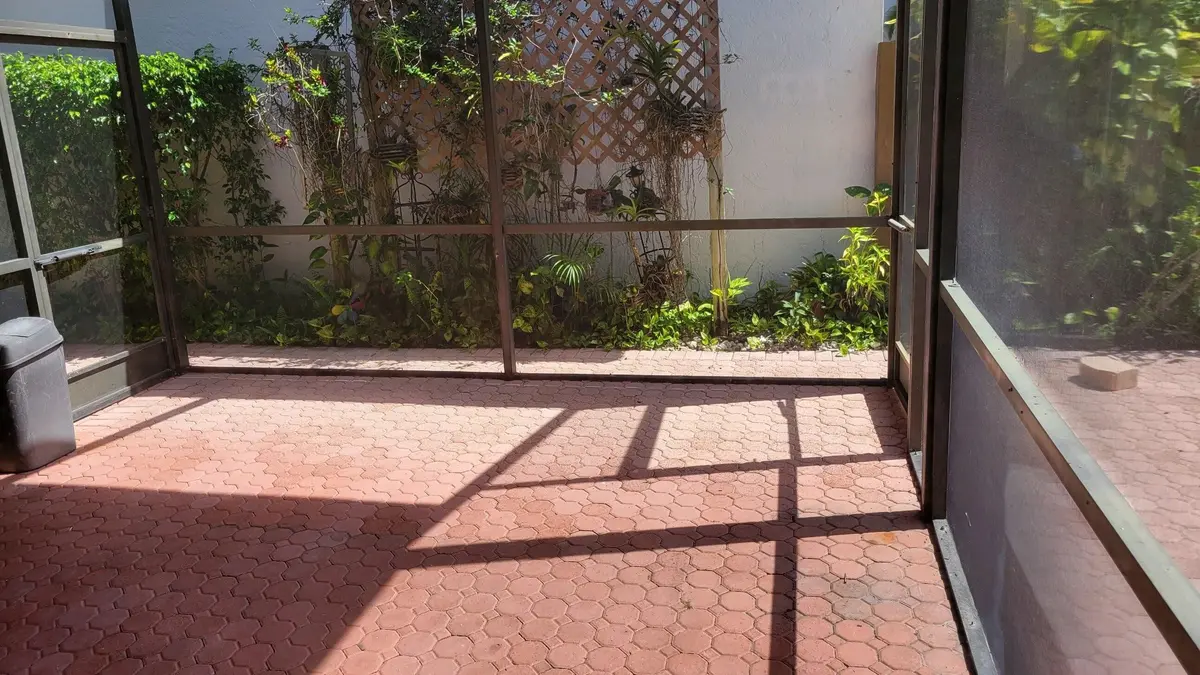 Screened in patio at 6675 NW 25th Way, Boca Raton