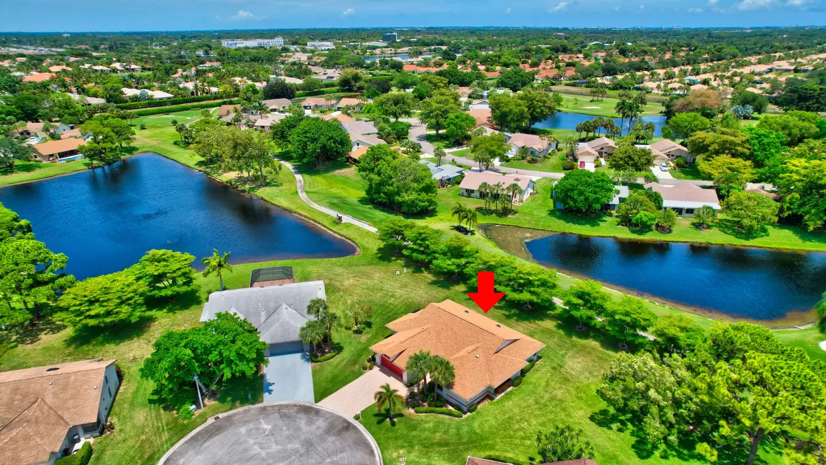 Surrounded By Lakes & Golf at 5664 Willow Creek Court, Delray Beach