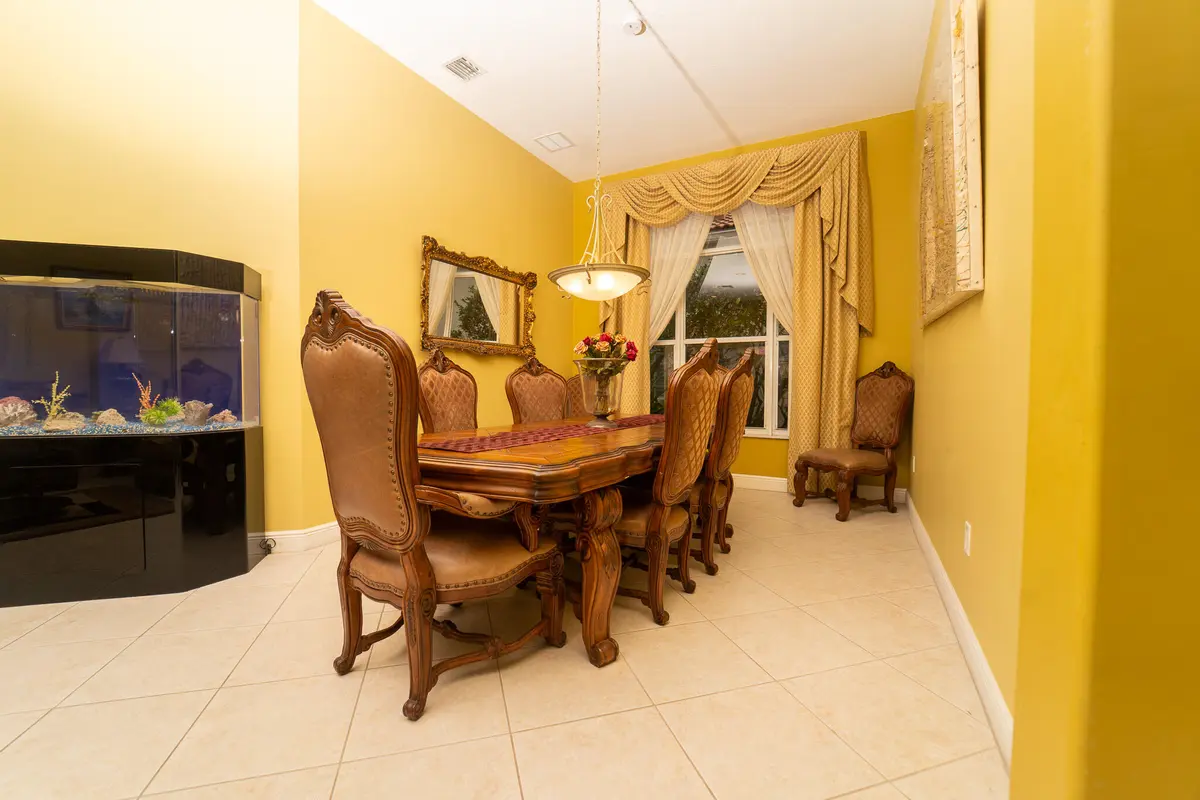 Dining Room at 8601 Via Grande, Wellington