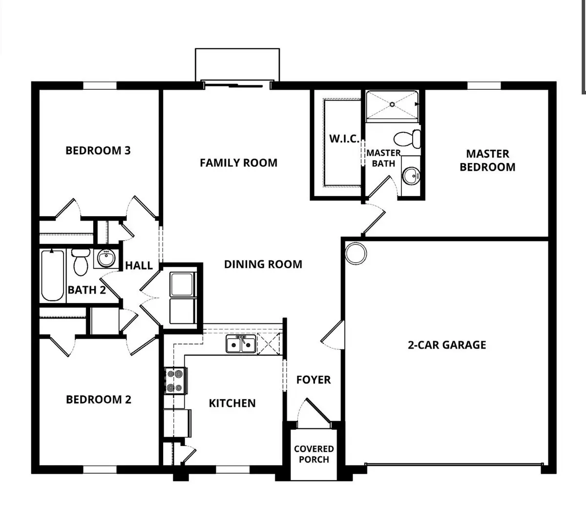Floor plan at 8275 105th Court, Vero Beach