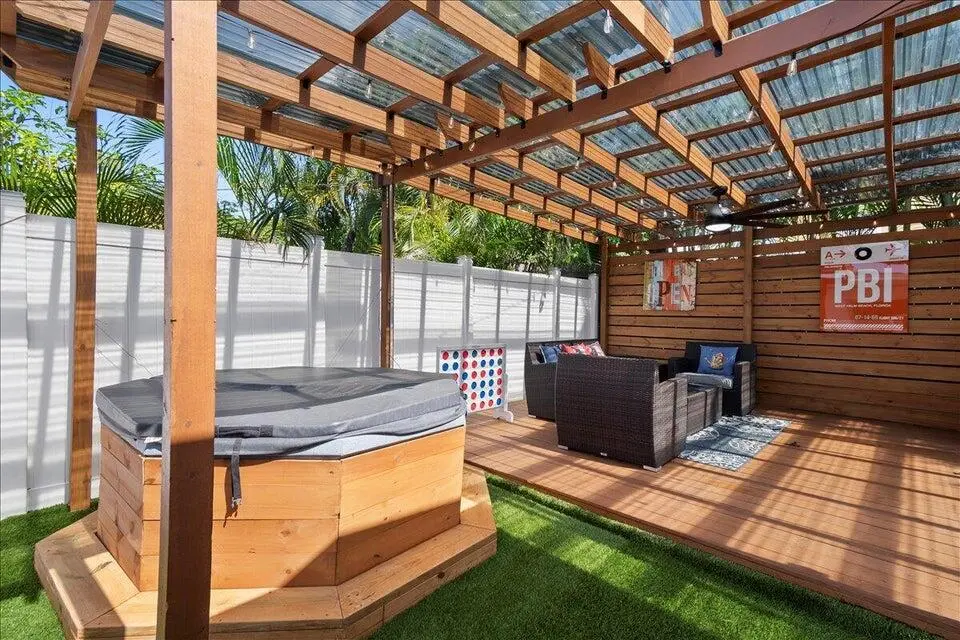 Backyard Unit B at 2741 Parker Avenue A & B, West Palm Beach