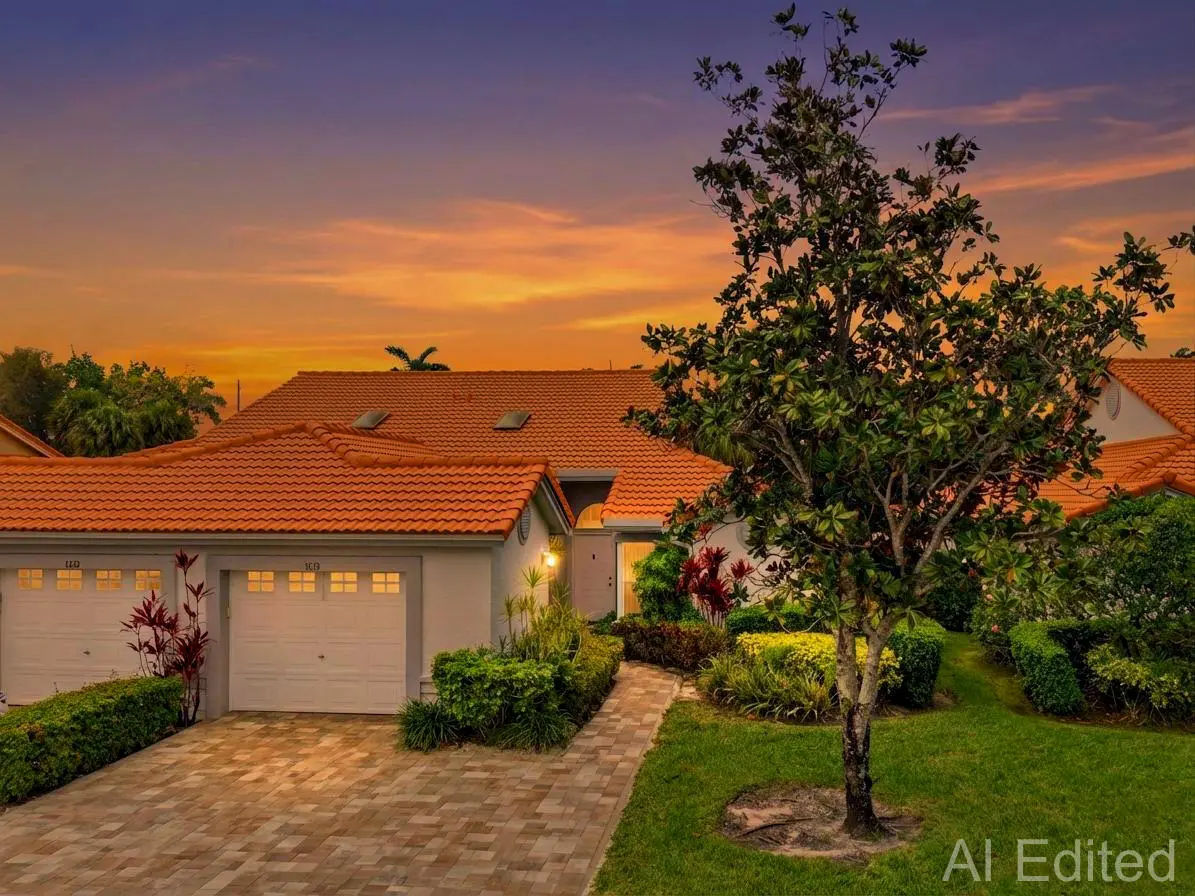 Front Dusk at 7615 Seafoam Court, Boynton Beach