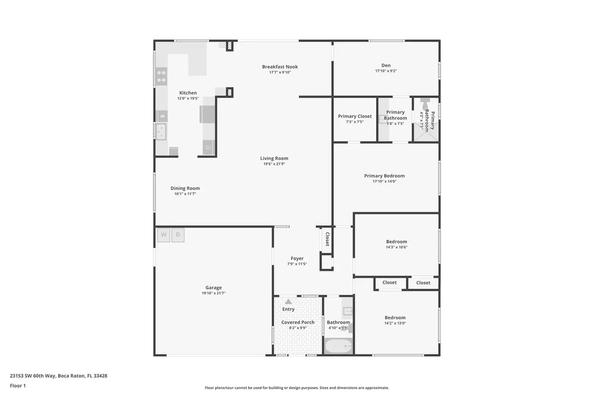Floor Plan 23153 at 23153 SW 60th Way, Boca Raton
