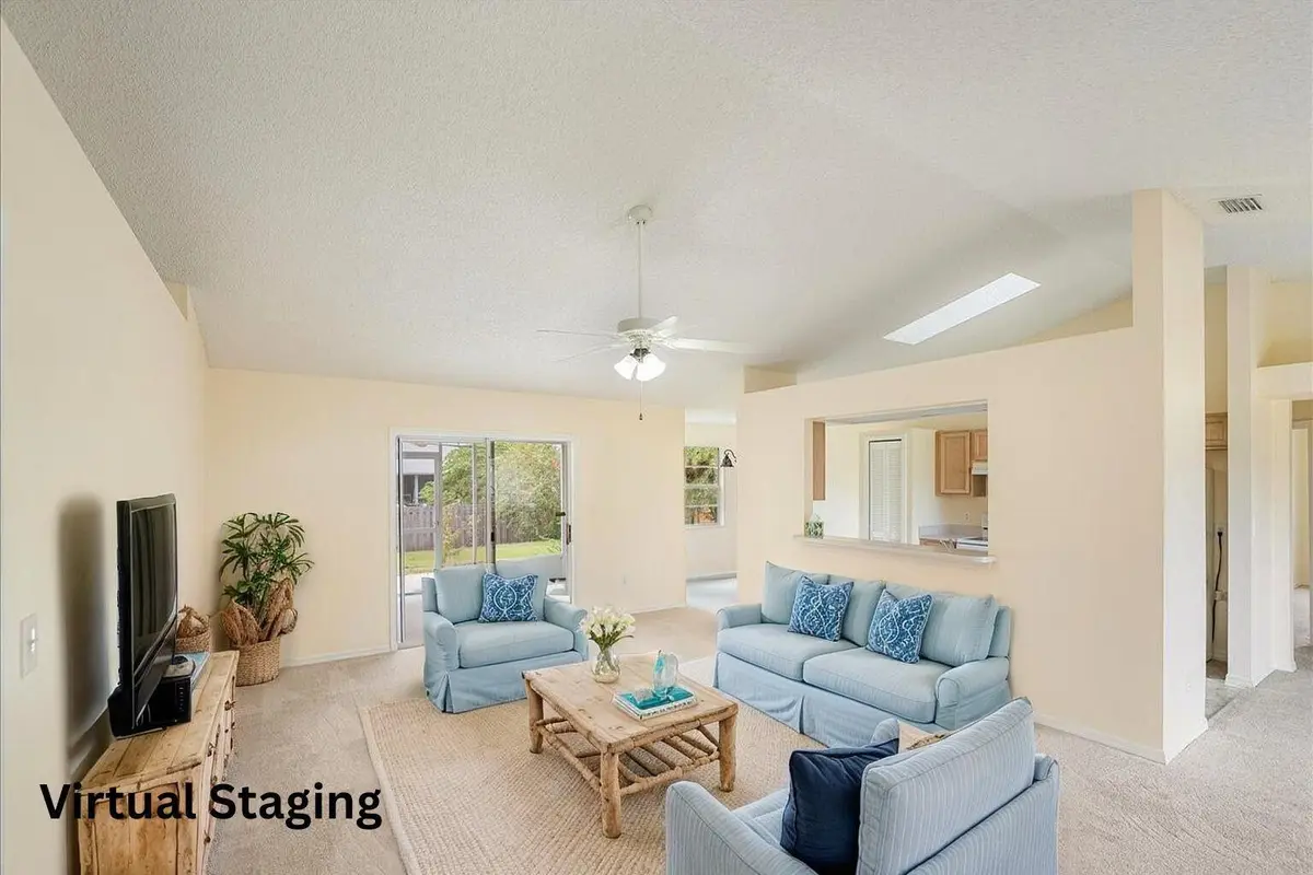 Living Room Staged at 1545 Barber Street, Sebastian