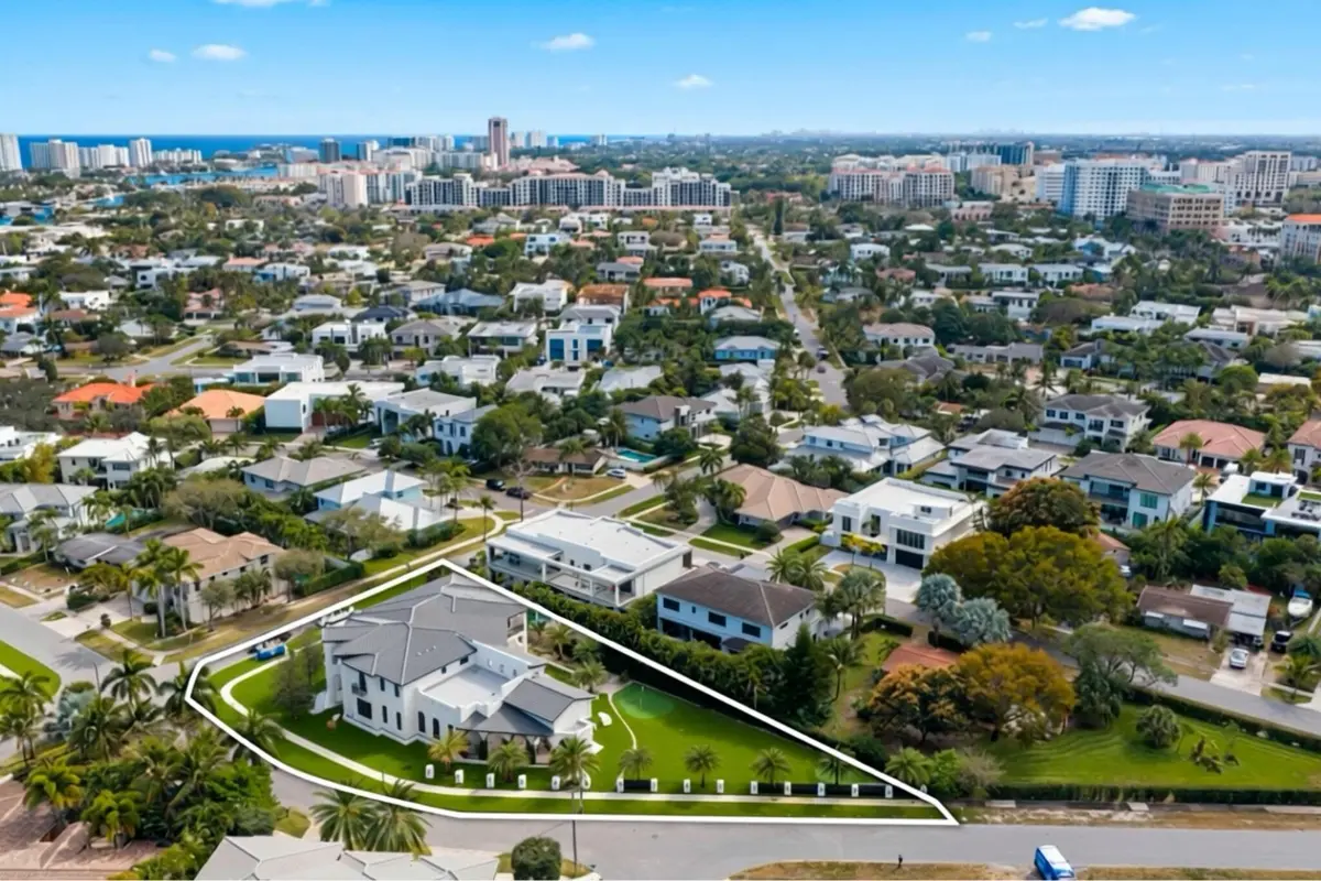 SE Aerial View at 298 NE 8th Street, Boca Raton