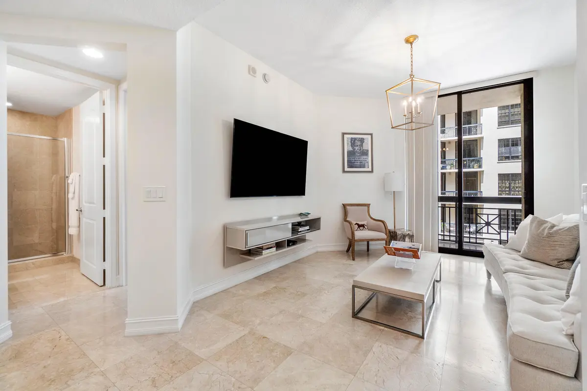 Balcony Access of Living Room at 701 S Olive Avenue 1705, West Palm Beach