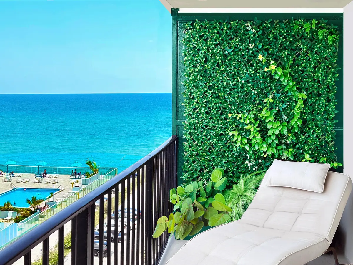 Balcony at 3460 S Ocean Boulevard 7110, Palm Beach