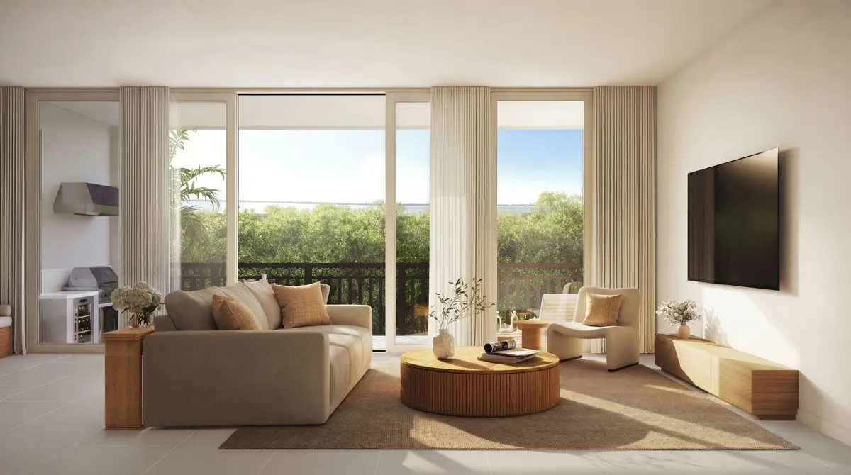 Living Room at 10251 S Ocean Drive H1, Jensen Beach
