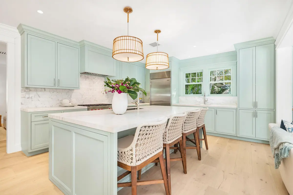 Kitchen at 142 Seabreeze Avenue, Palm Beach