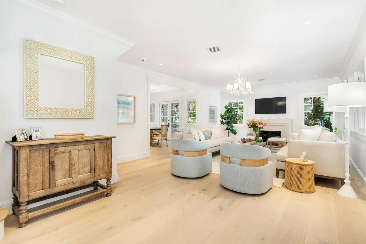 Living Room at 142 Seabreeze Avenue, Palm Beach
