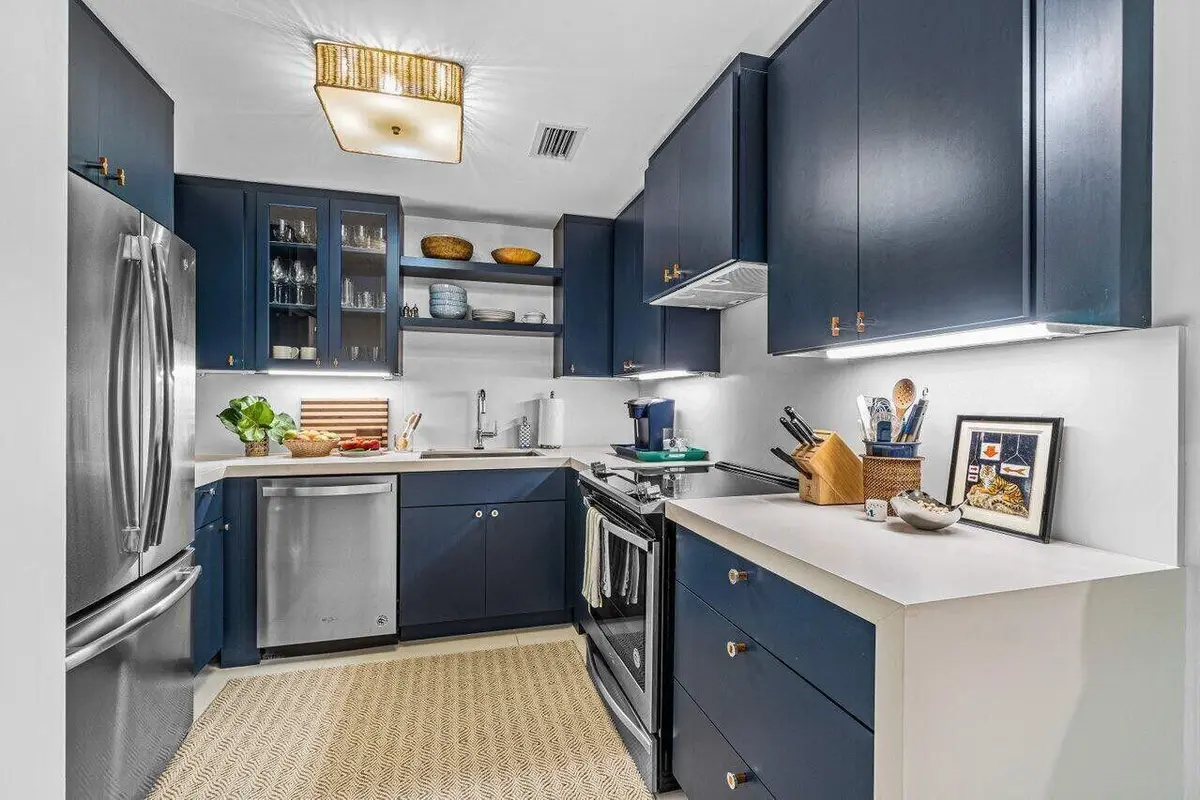 Kitchen at 226 Brazilian Avenue 1a, Palm Beach