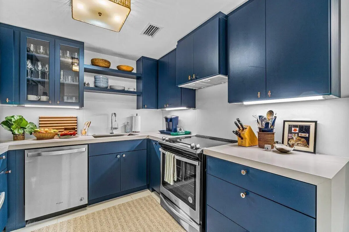 Kitchen at 226 Brazilian Avenue 1a, Palm Beach