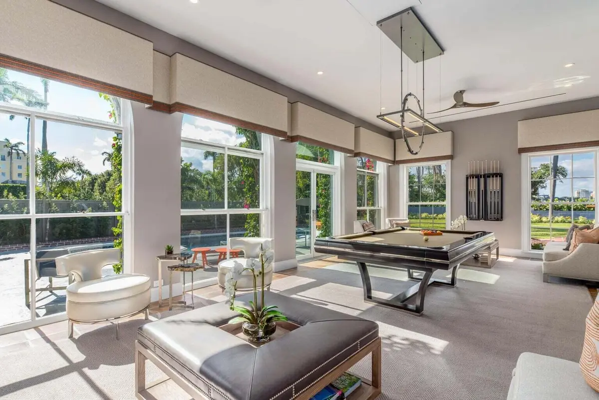 Great Room at 15 S Lake Trail, Palm Beach