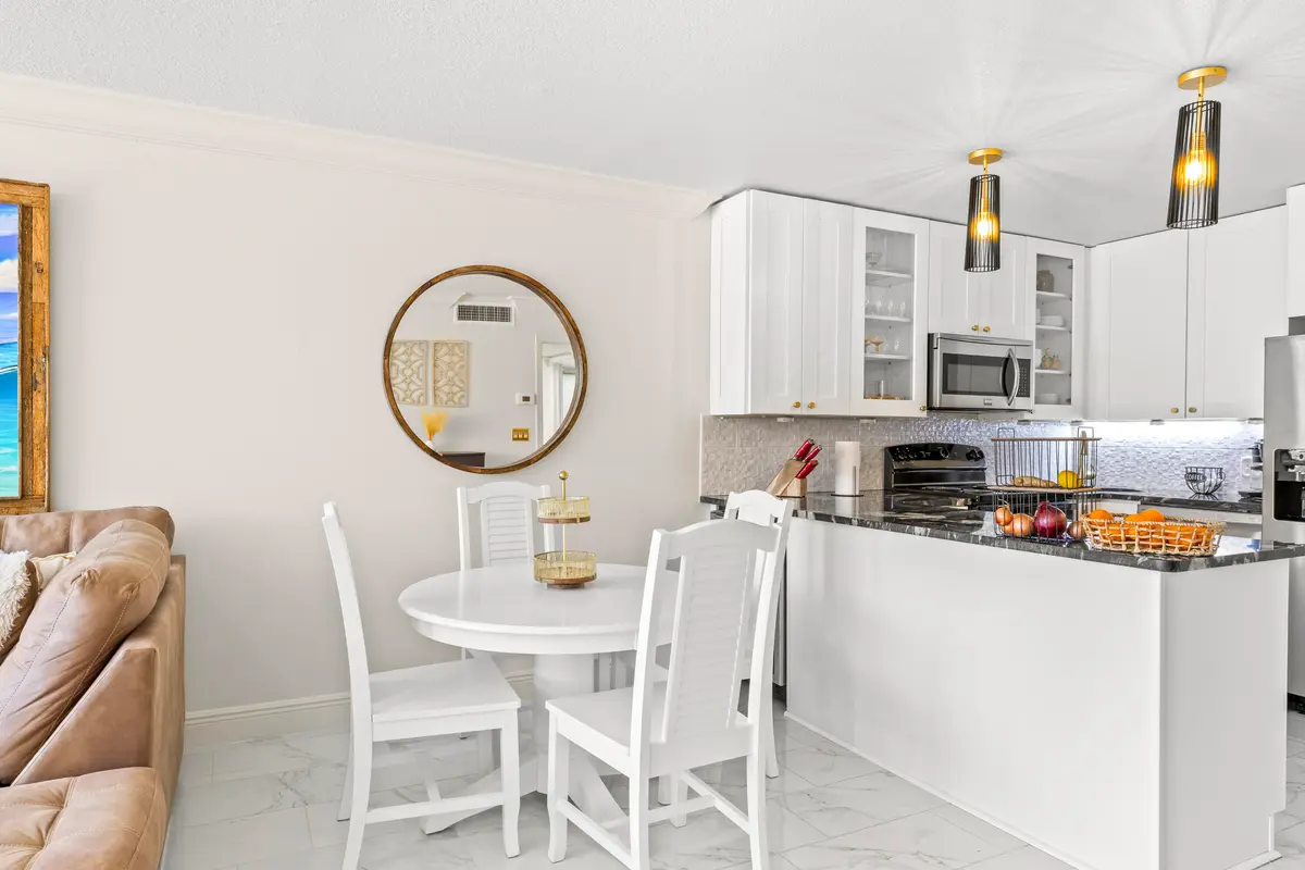 Kitchen/dining at 2400 S Ocean Drive 913, Fort Pierce