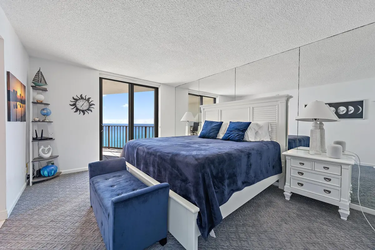 Primary Bedroom at 5420 N Ocean Drive Ph2, Riviera Beach