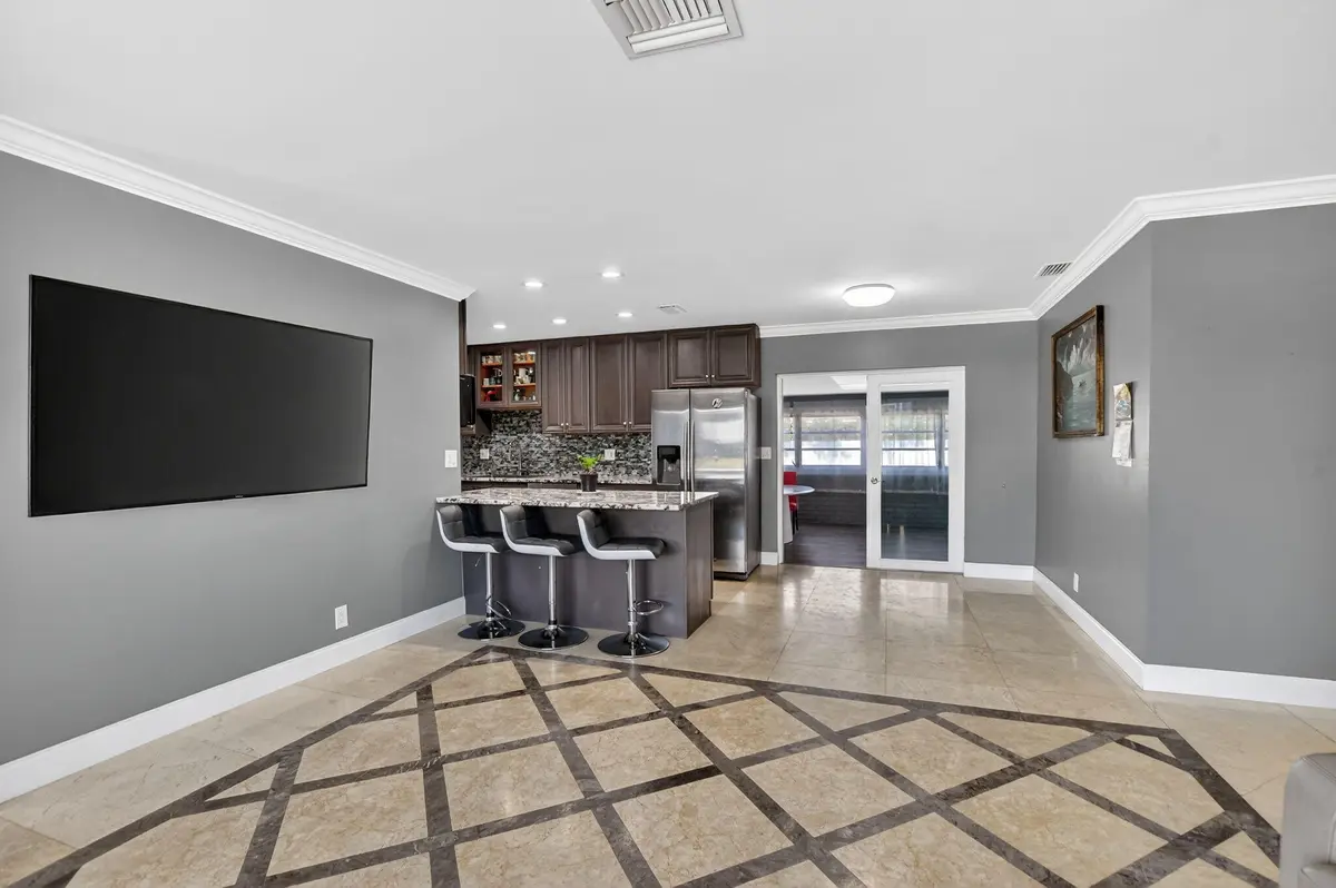 Living Room & Dining Area at 257 SW 5th Street, Boca Raton