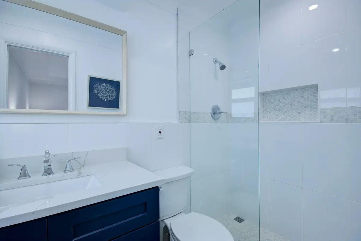 1950 front bathroom at 1950 NE 30th Street, Lighthouse Point
