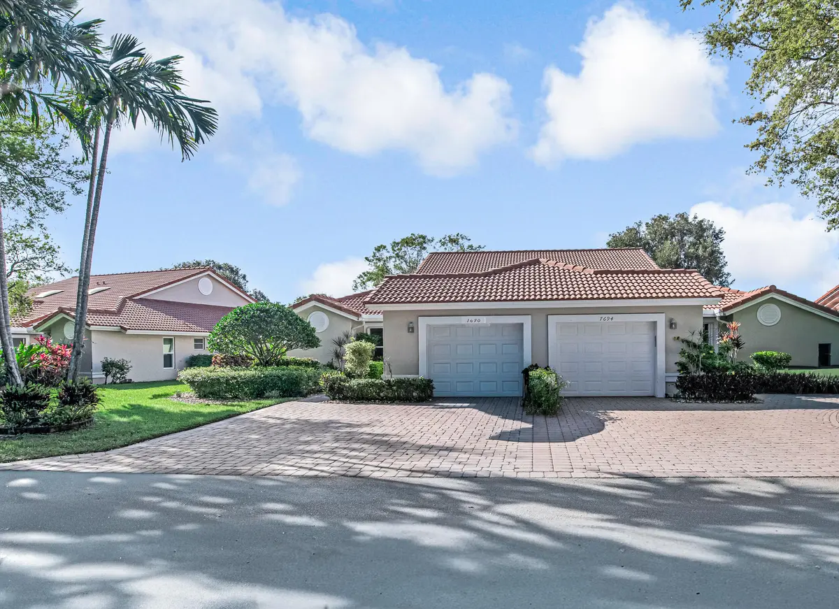 Exterior Front at 7690 Majestic Palm Drive, Boynton Beach