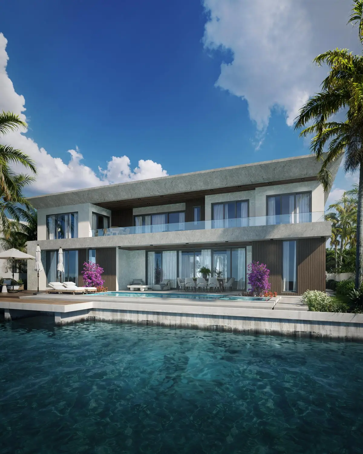 Rear Elevation at 942 Bolender Drive, Delray Beach