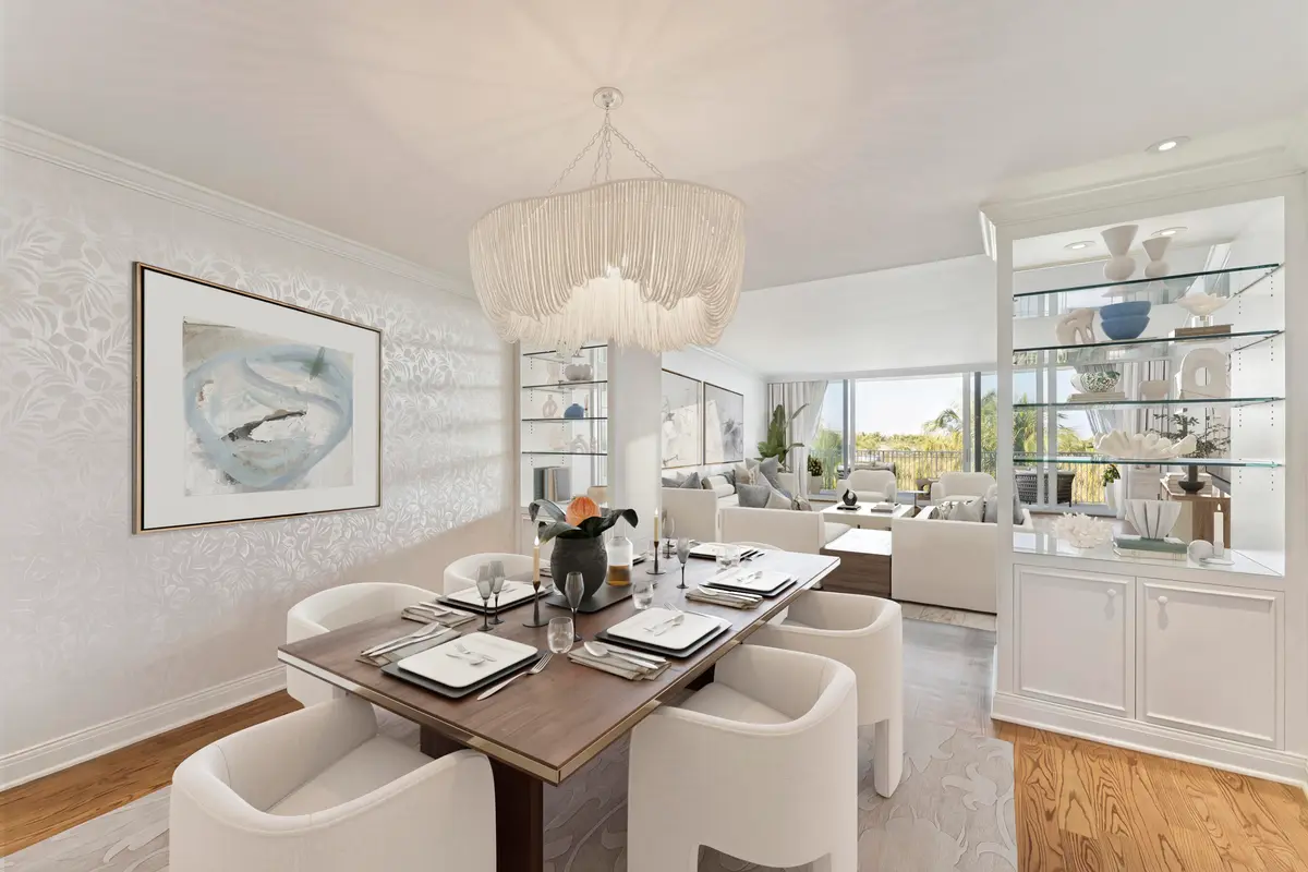 Virtually Staged DR at 100 Royal Palm Way G5, Palm Beach