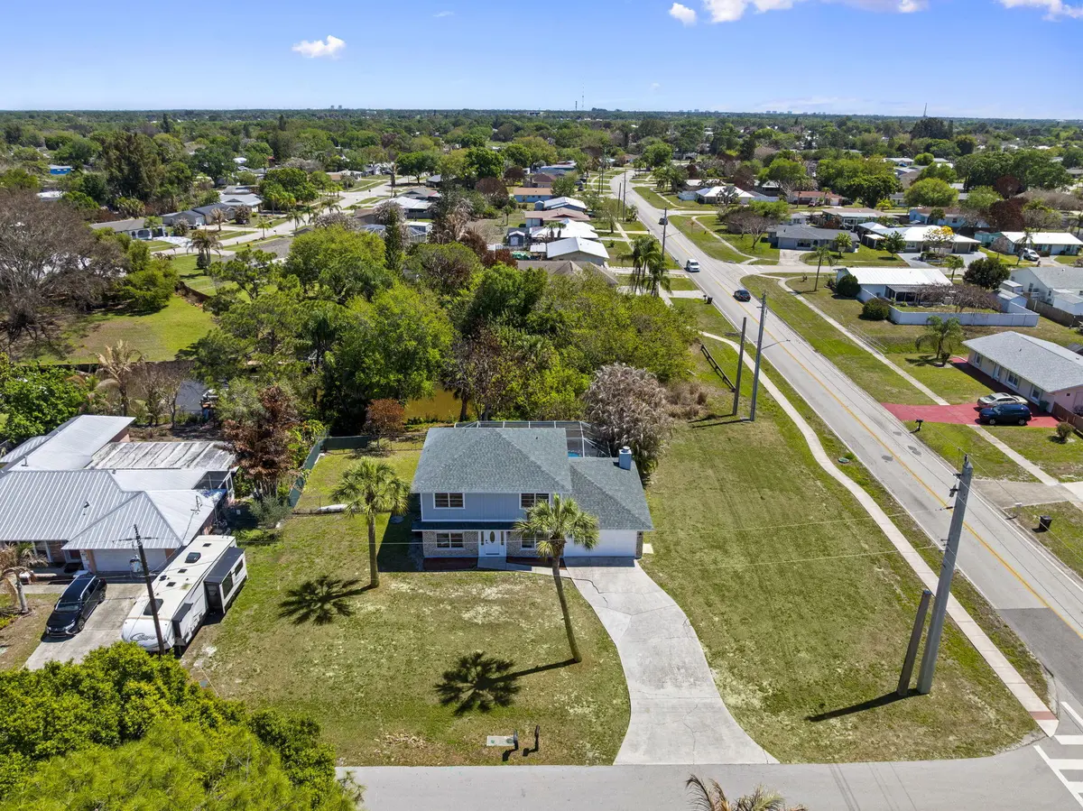 Curb Shot Drone (2) at 405 NE Midvale Street, Port St. Lucie