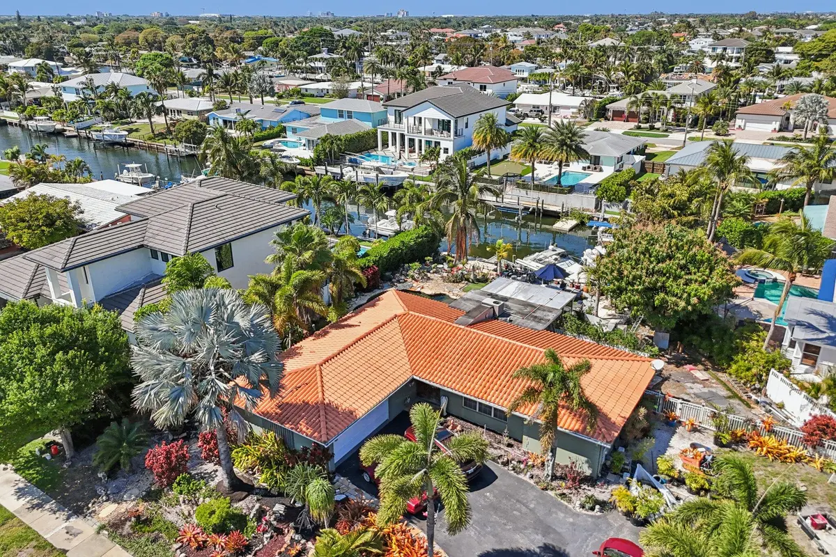 Aerial at 605 Inlet Road, North Palm Beach
