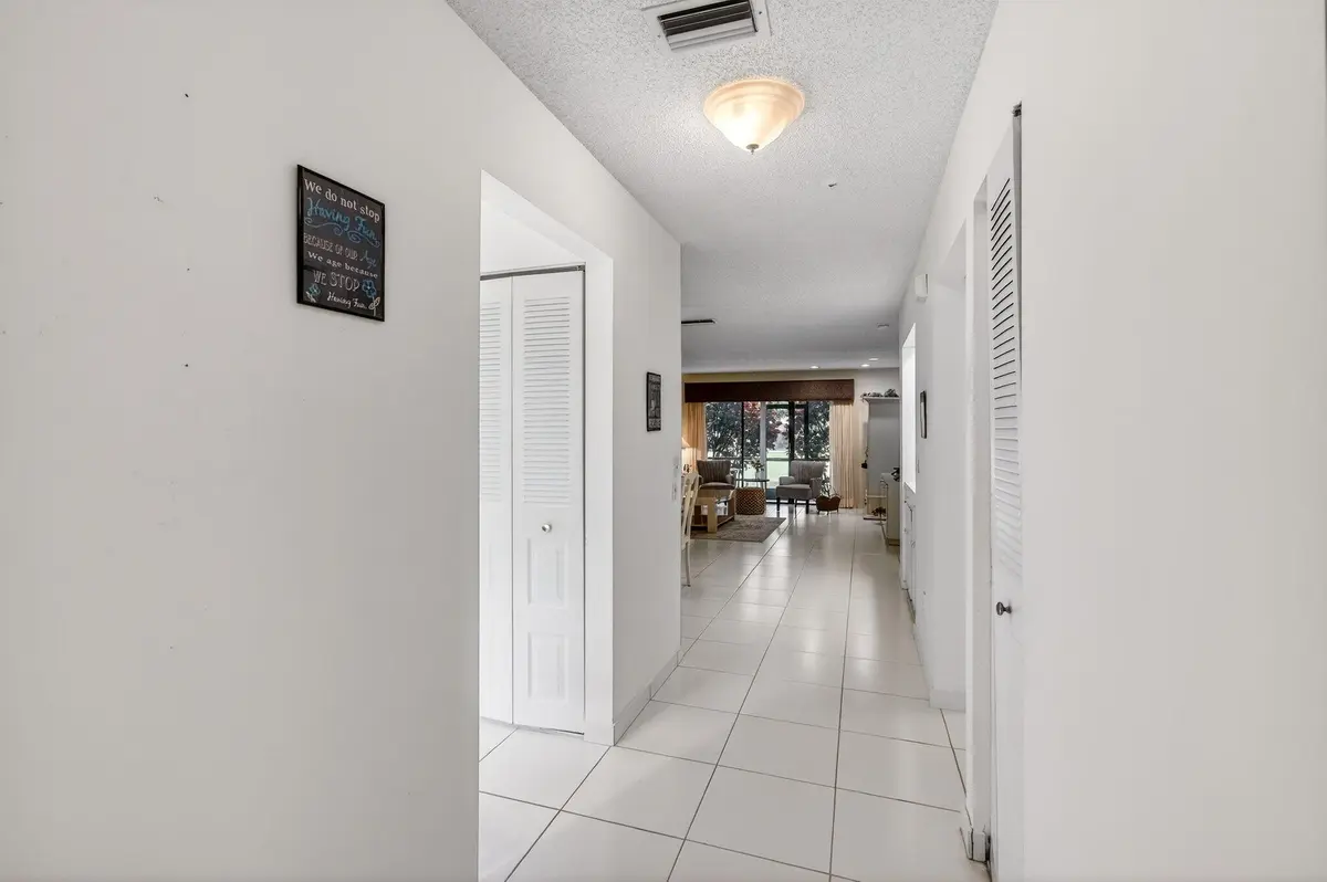 Hallway at 21452 Juego Circle, Boca Raton