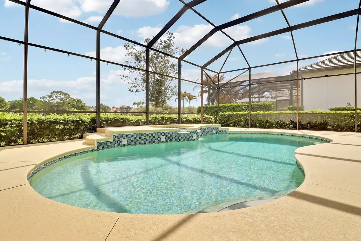 Screened Pool/Patio at 8726 Tompson Point Road, Port St. Lucie