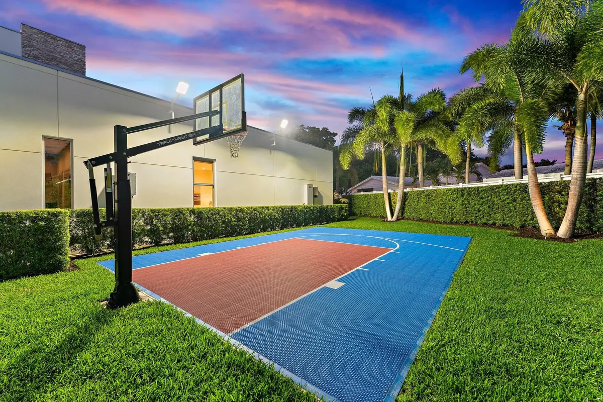 Side Yard Sports Court at 2162 Radnor Road, North Palm Beach